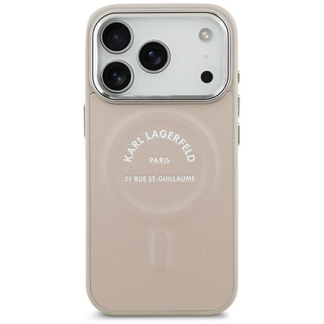 Husa de protectie Karl Lagerfeld compatibil cu iPhone 18 Pro / iPhone 17 Pro, Roz