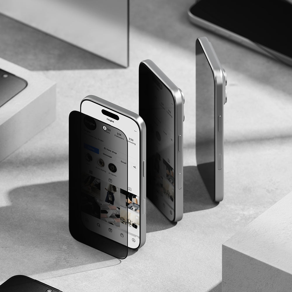 Folie de protectie Ringke Easy Slide compatibil cu iPhone 18 Pro Max, Negru