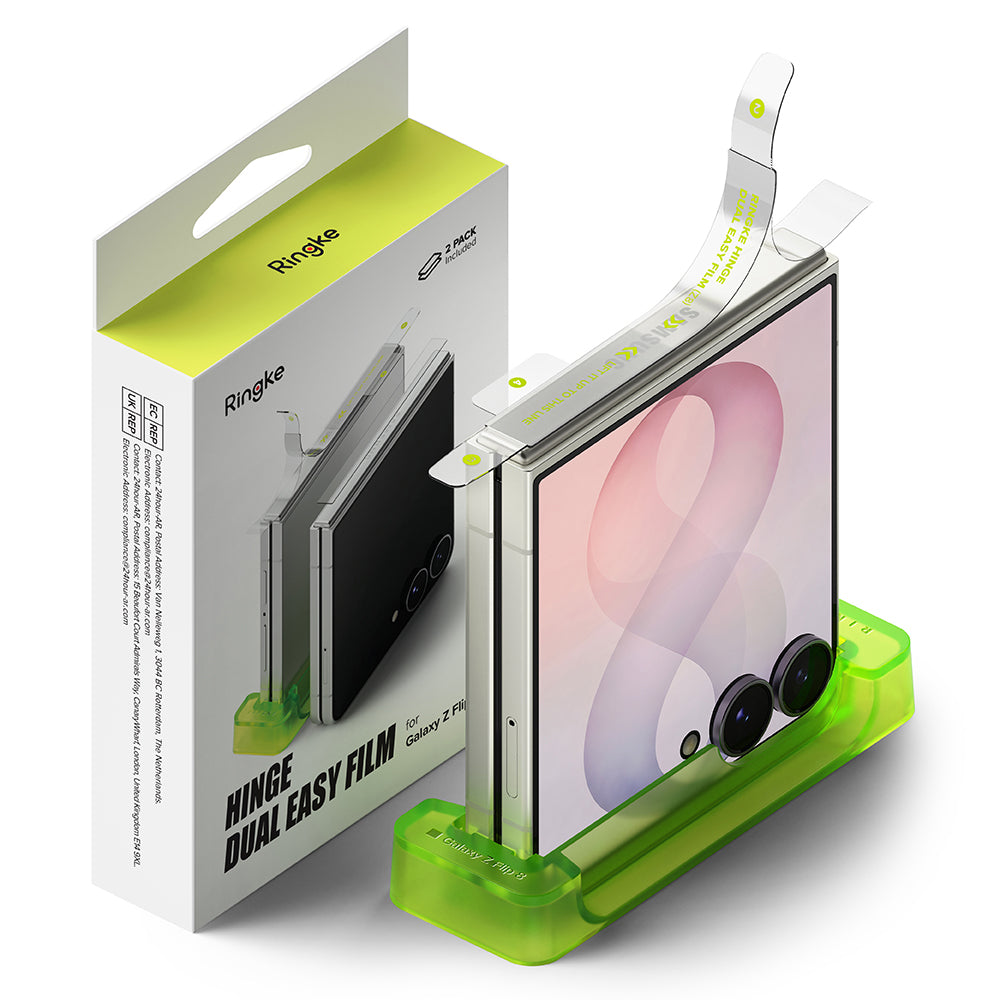 Folie de protectie Ringke compatibil cu Samsung Galaxy Z Flip8, Transparent