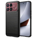 Husa de protectie Techsuit Carbon Silicone compatibil cu Xiaomi Poco F9 Ultra, Negru