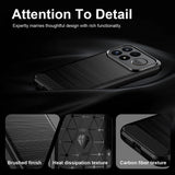 Husa de protectie Techsuit Carbon Silicone compatibil cu Xiaomi Poco F9 Ultra, Negru