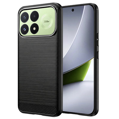 Husa de protectie Techsuit Carbon Silicone compatibil cu Xiaomi Poco F9 Pro, Negru