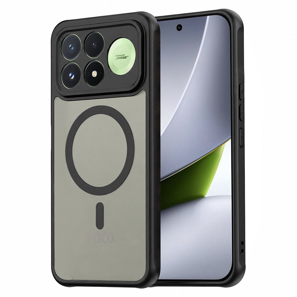 Husa de protectie Techsuit HaloFrost II MagSafe compatibil cu Xiaomi Poco F9 Pro, Negru