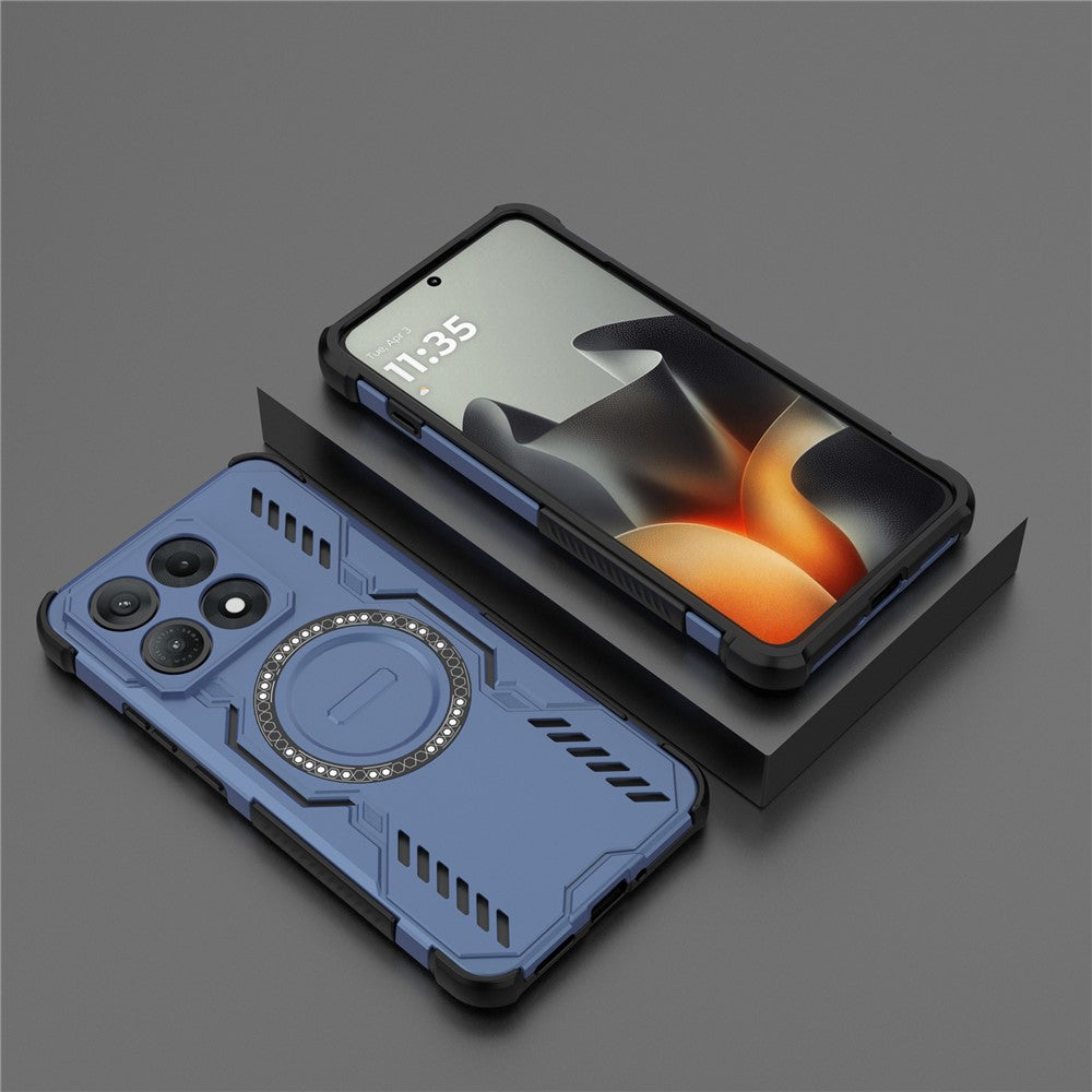 Husa de protectie Techsuit ArmorMag compatibil cu Motorola Edge 70 Max, Albastru
