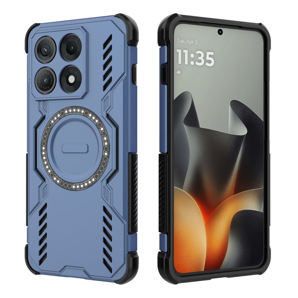 Husa de protectie Techsuit ArmorMag compatibil cu Motorola Edge 70 Max, Albastru