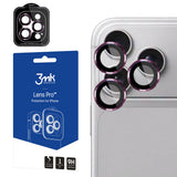 Folie de protectie 3mk Lens Protection Pro compatibil cu iPhone 18 Pro / iPhone 18 Pro Max, Visiniu