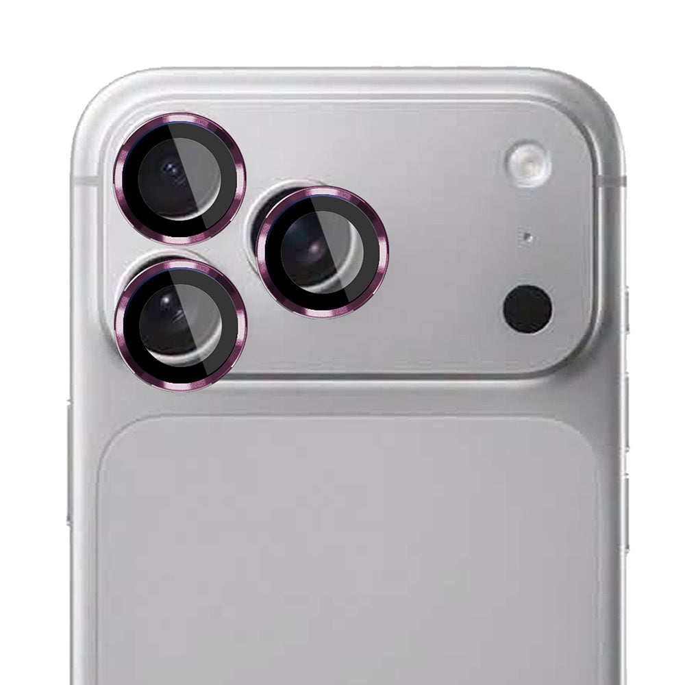 Folie de protectie 3mk Lens Protection Pro compatibil cu iPhone 18 Pro / iPhone 18 Pro Max, Visiniu