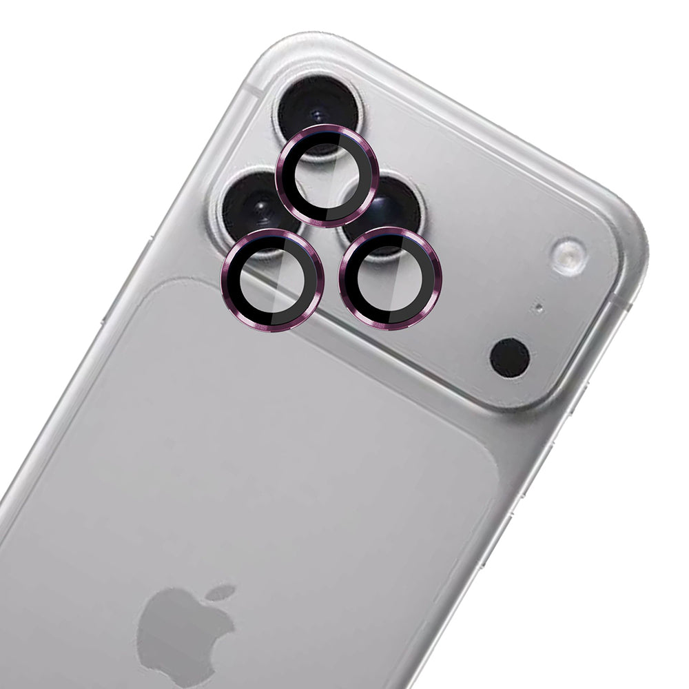 Folie de protectie 3mk Lens Protection Pro compatibil cu iPhone 18 Pro / iPhone 18 Pro Max, Visiniu