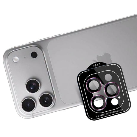 Folie de protectie 3mk Lens Protection Pro compatibil cu iPhone 18 Pro / iPhone 18 Pro Max, Visiniu