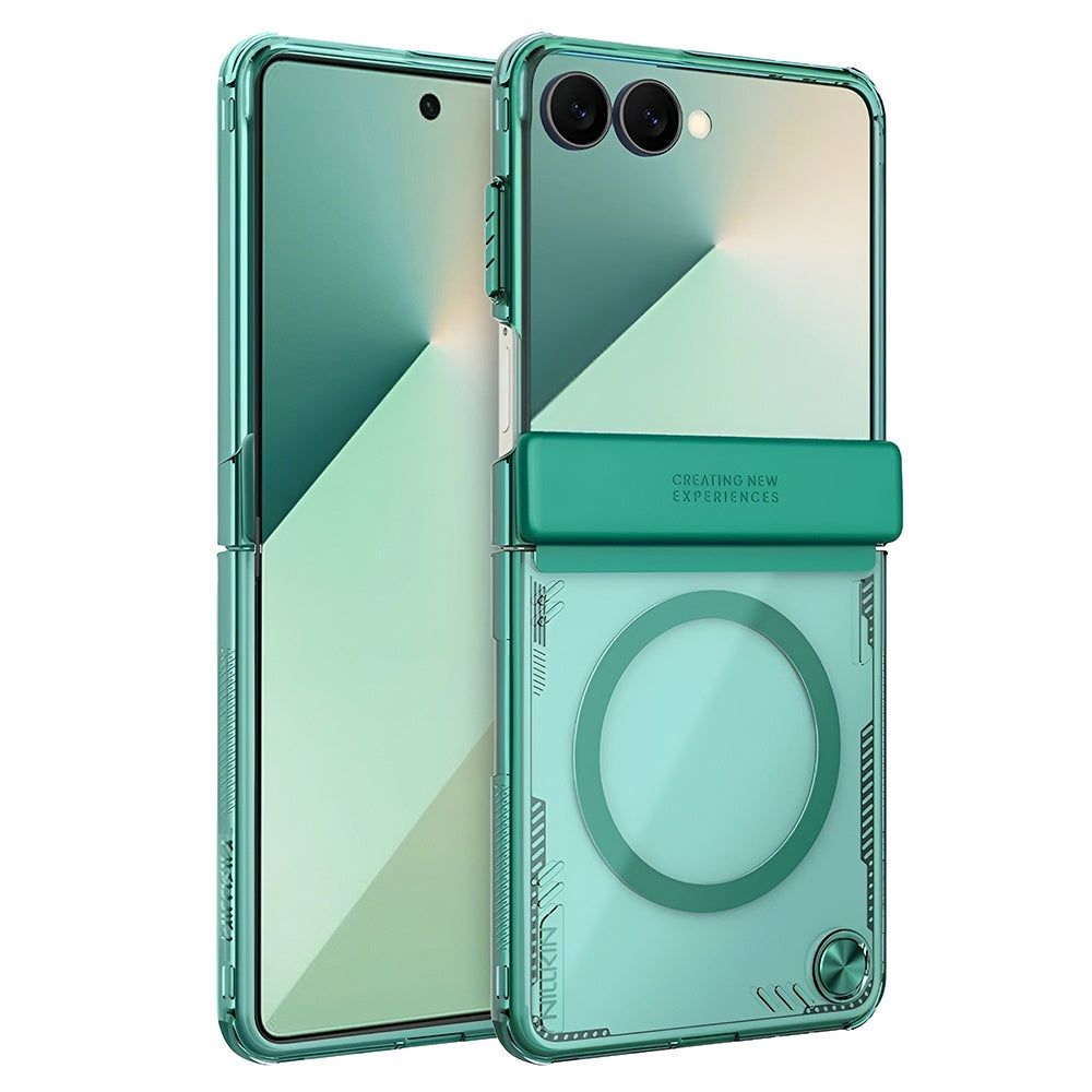 Husa de protectie Nillkin Iceblade Magnetic compatibil cu Samsung Galaxy Z Flip7, Verde
