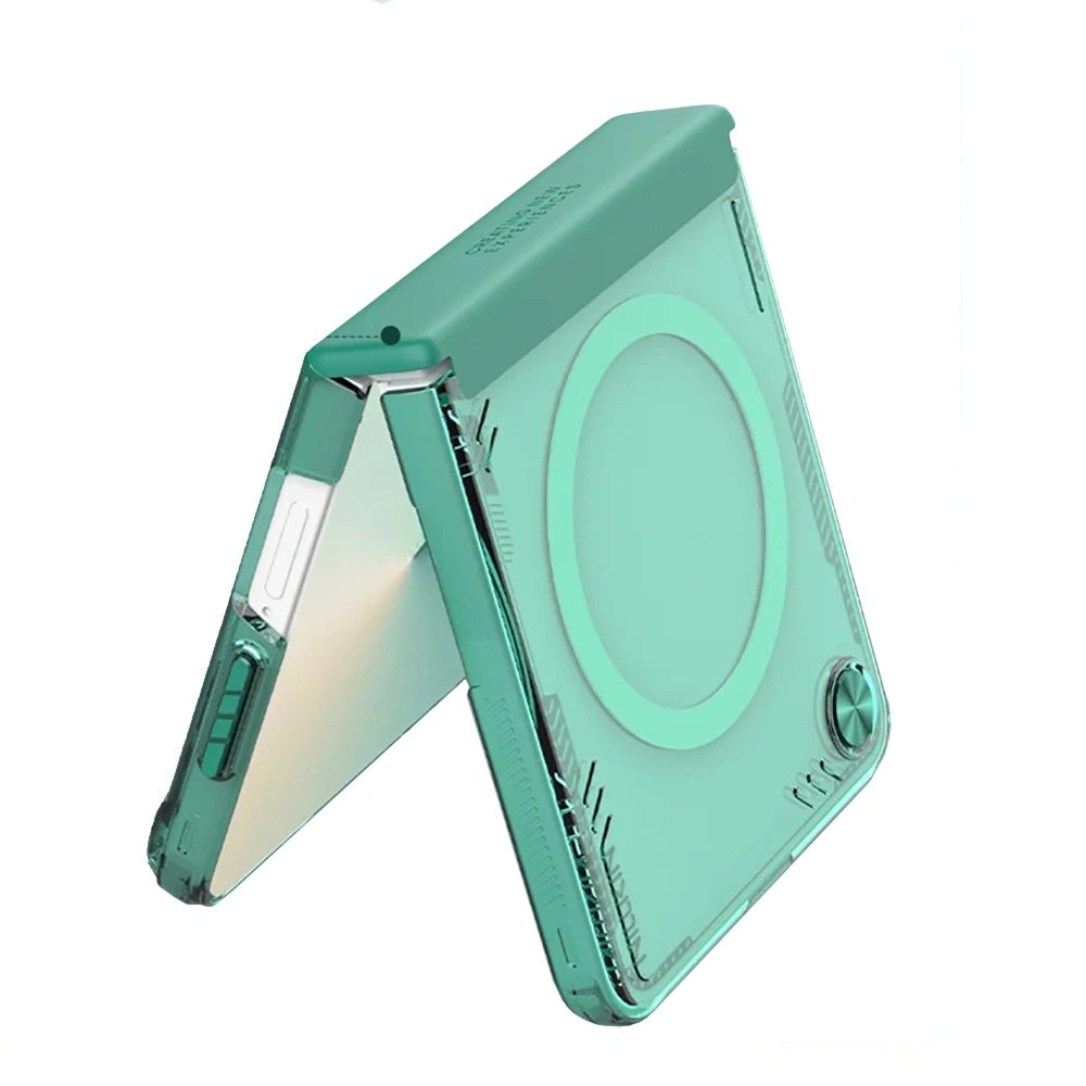 Husa de protectie Nillkin Iceblade Magnetic compatibil cu Samsung Galaxy Z Flip7, Verde