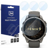 Folie de protectie smartwatch 3mk compatibil cu Garmin Fenix 9 47mm, Transparent