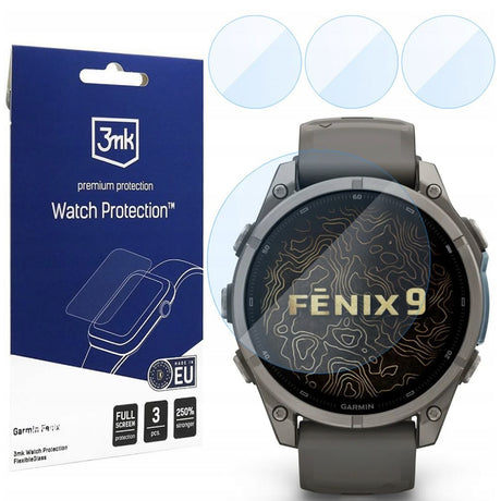 Folie de protecție smartwatch 3mk transparentă pentru Garmin Fenix 9 47mm