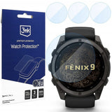 Folie de protectie smartwatch 3mk compatibil cu Garmin Fenix 9 51mm, Transparent