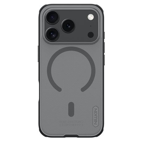 Husa de protectie Nillkin Super Frosted Shield Pro Magnetic compatibil cu iPhone 17 Pro Max / iPhone 18 Pro Max, Negru Transparent