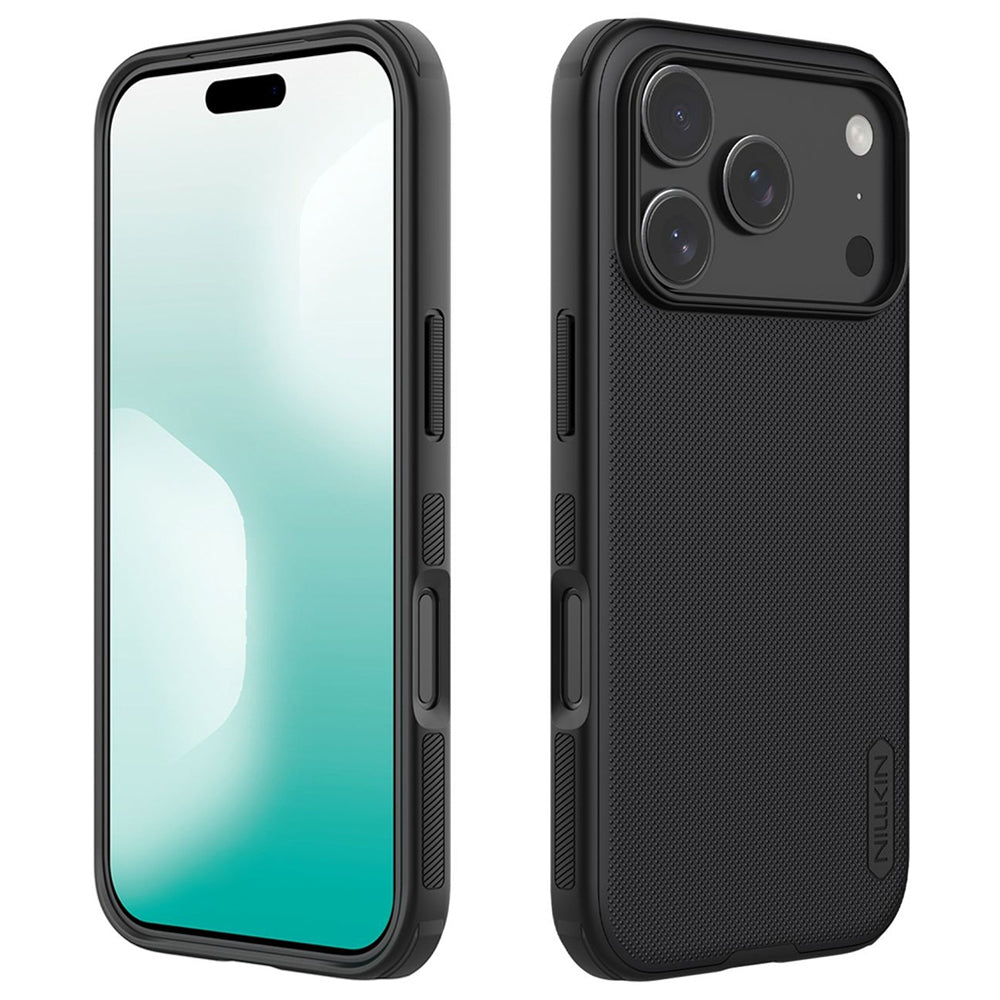 Husa de protectie Nillkin Super Frosted Shield Pro compatibil cu iPhone 18 Pro / iPhone 17 Pro, Negru