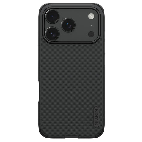 Husa de protectie Nillkin Super Frosted Shield Pro compatibil cu iPhone 18 Pro / iPhone 17 Pro, Negru