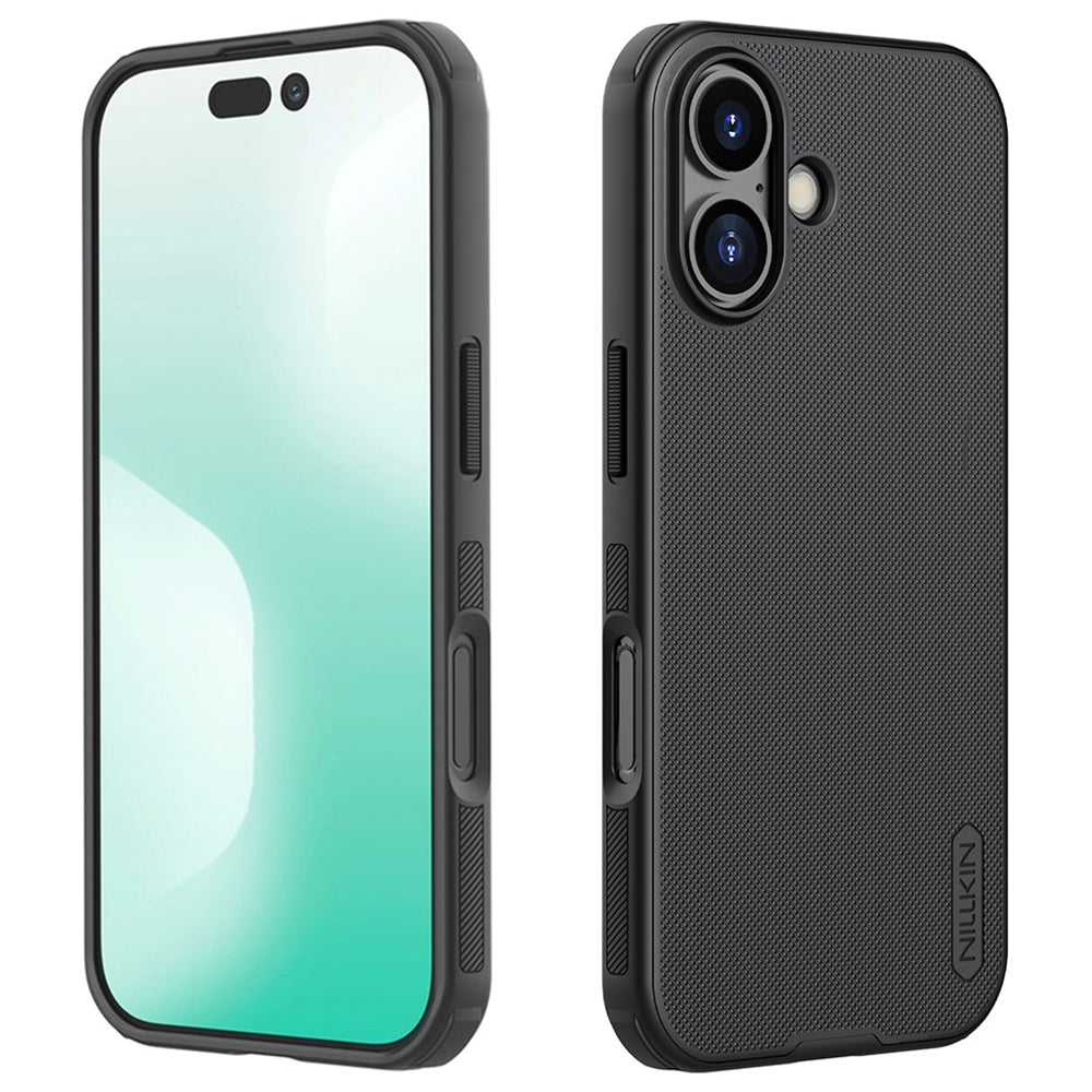 Husa de protectie Nillkin Super Frosted Shield Pro compatibil cu iPhone 17, Negru