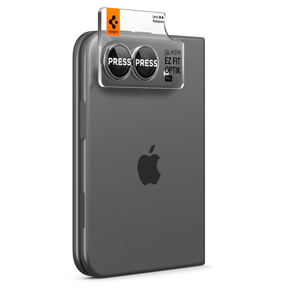 Folie de protectie Spigen compatibil cu iPhone Duo, Alb
