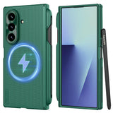 Husa de protectie Nillkin Super Frosted Shield Fold compatibil cu Samsung Galaxy Z Fold7, Verde