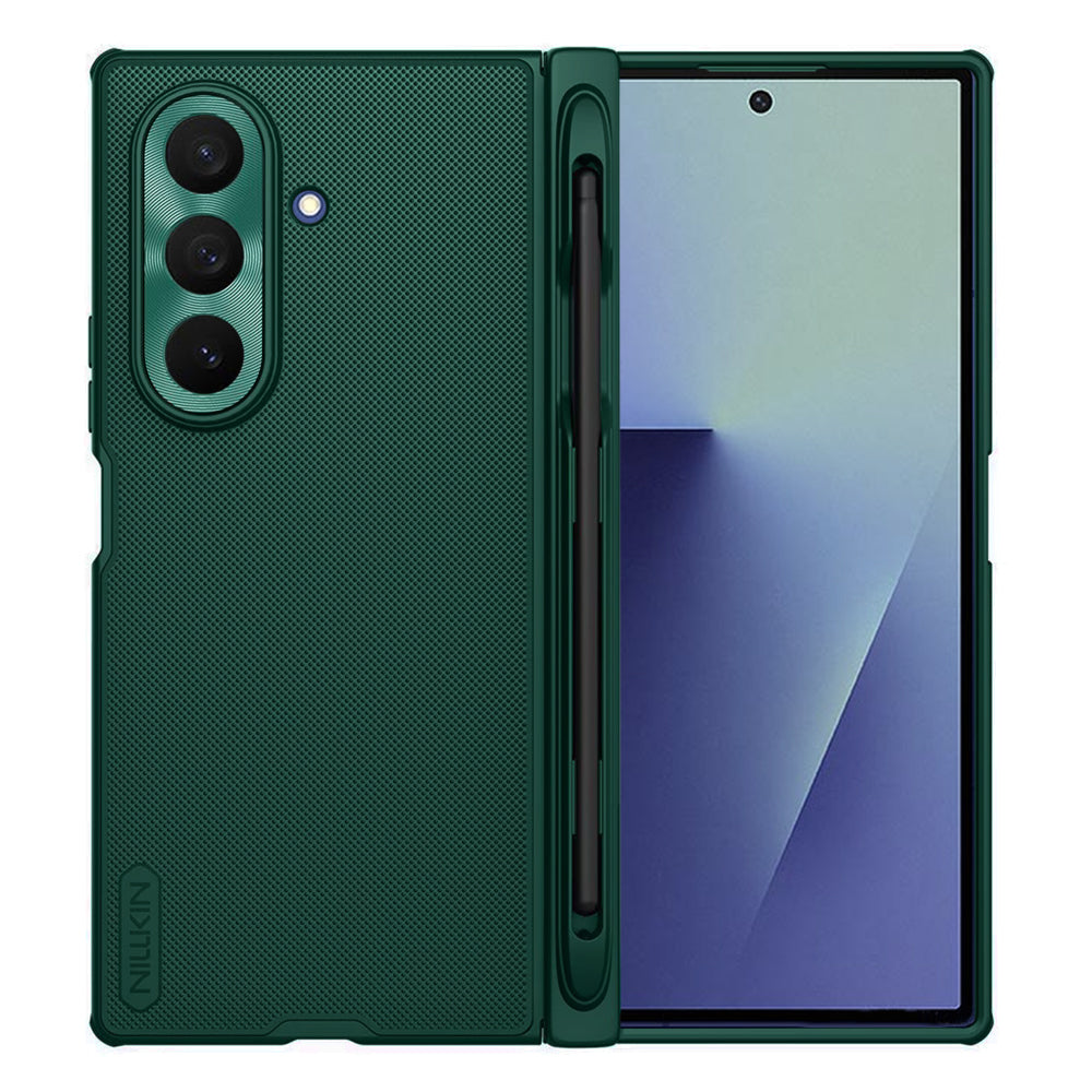 Husa de protectie Nillkin Super Frosted Shield Fold compatibil cu Samsung Galaxy Z Fold7, Verde