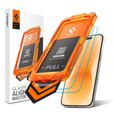 Folie de protectie Spigen Glas.tR AlignMaster S compatibil cu iPhone 18 Pro / iPhone 17 Pro, Transparent