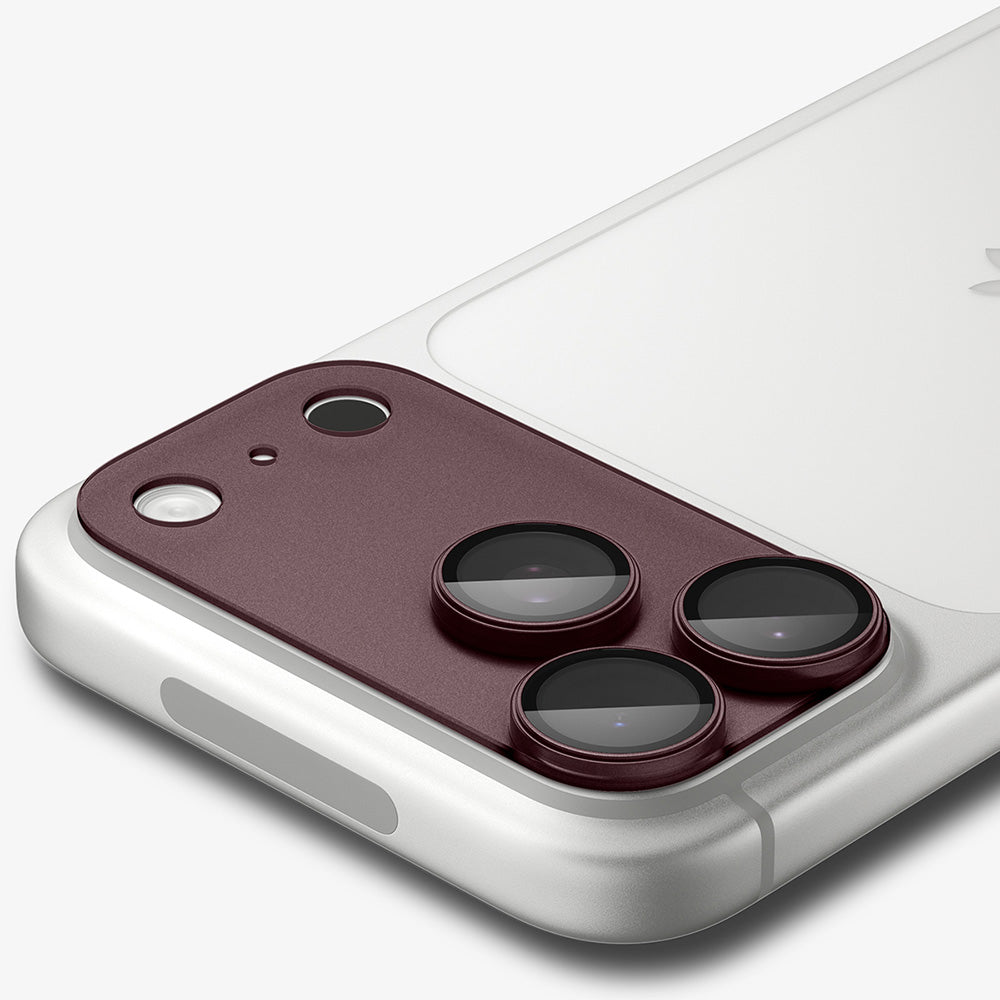 Folie de protectie Spigen Optik.tR EZ Fit Pro XL compatibil cu iPhone 18 Pro, Visiniu