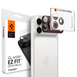 Folie de protectie Spigen Optik.tR EZ Fit Pro XL compatibil cu iPhone 18 Pro, Visiniu