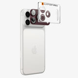 Folie de protectie Spigen Optik.tR EZ Fit Pro XL compatibil cu iPhone 18 Pro, Visiniu