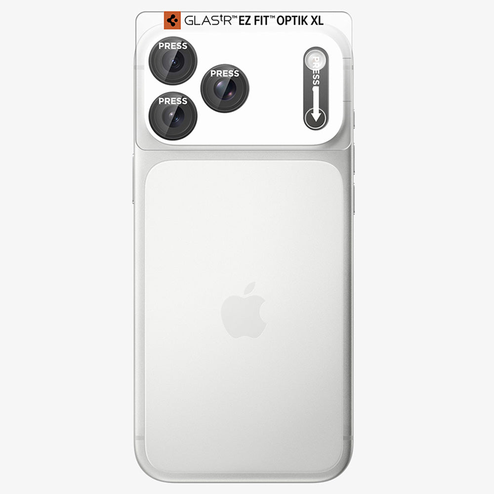 Folie de protectie Spigen Optik.tR EZ Fit Pro XL compatibil cu iPhone 18 Pro, Gri