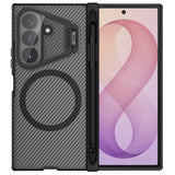Husa de protectie Nillkin CamShield Pro compatibil cu Samsung Galaxy Z Fold8 Ultra, Negru Transparent