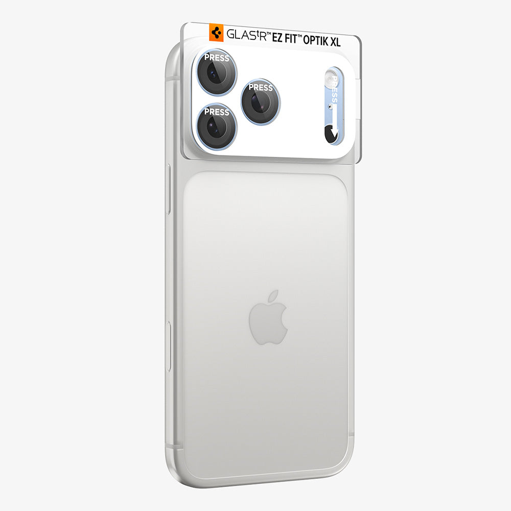 Folie de protectie Spigen Optik.tR EZ Fit Pro XL compatibil cu iPhone 18 Pro, Albastru