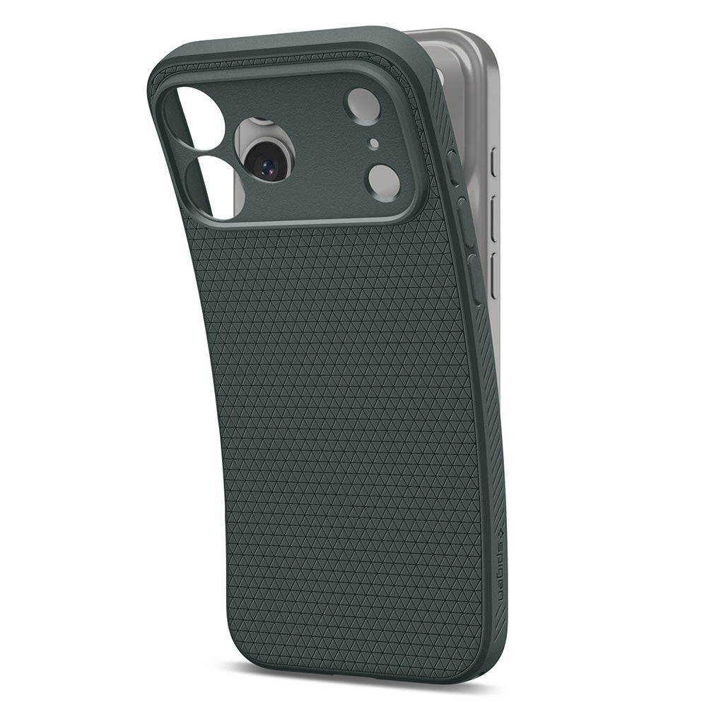 Husa de protectie Spigen Liquid Air compatibil cu iPhone 17 Pro / iPhone 18 Pro, Verde