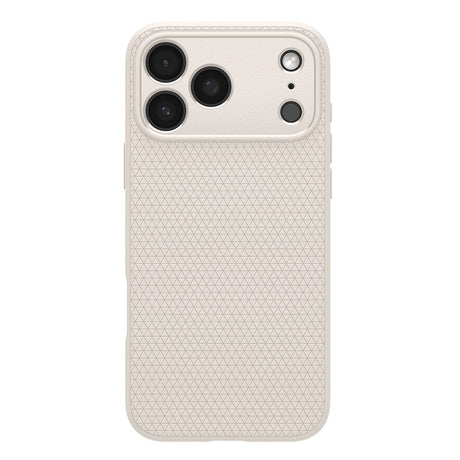 Husa pentru iPhone 18 Pro / iPhone 17 Pro - Spigen Liquid Air (ACS12152) - Natural Titanium