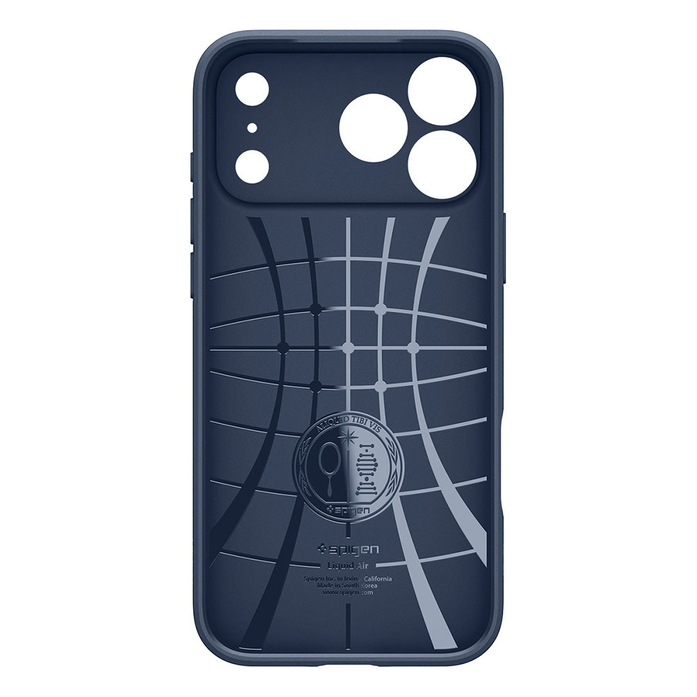 Husa de protectie Spigen Liquid Air compatibil cu iPhone 17 Pro / iPhone 18 Pro, Albastru