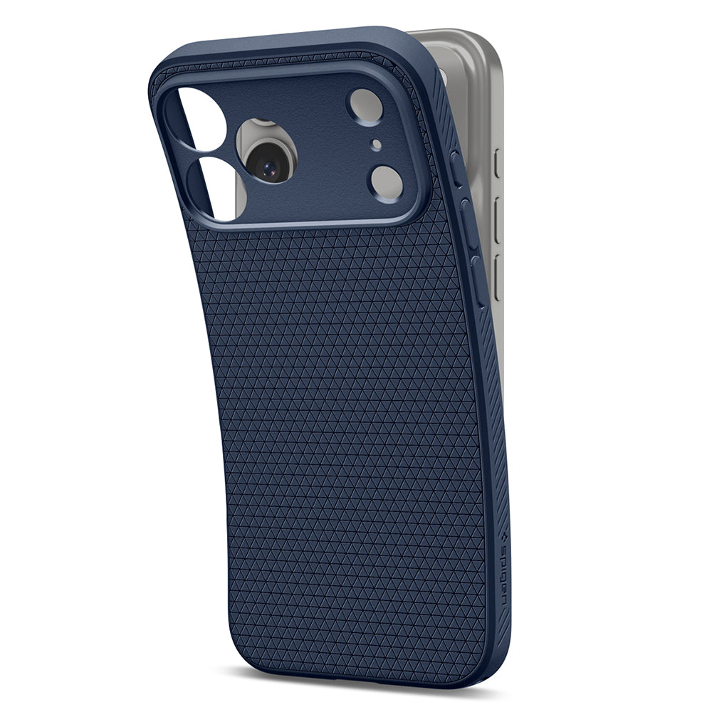 Husa de protectie Spigen Liquid Air compatibil cu iPhone 17 Pro / iPhone 18 Pro, Albastru