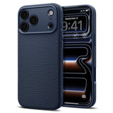 Husa de protectie Spigen Liquid Air compatibil cu iPhone 17 Pro / iPhone 18 Pro, Albastru