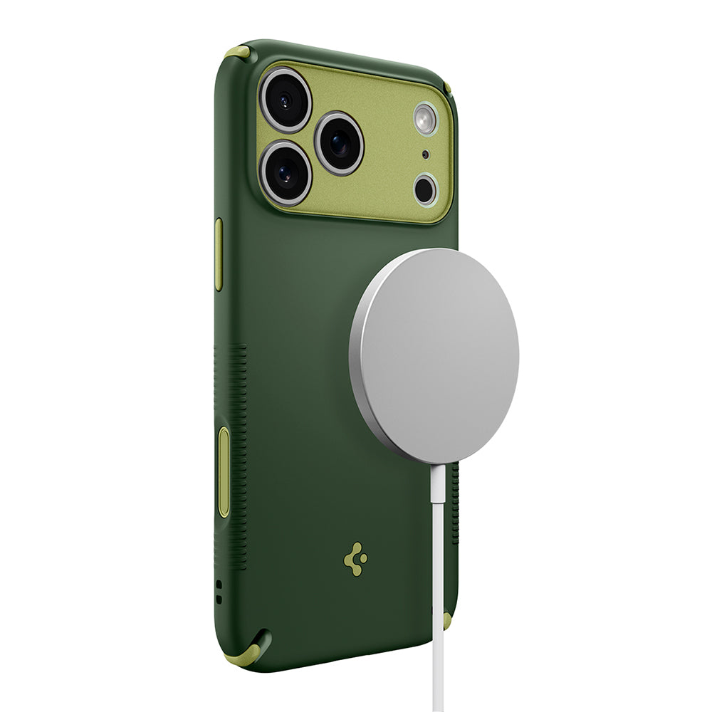 Husa de protectie Spigen Caseology Nano Pop compatibil cu iPhone 18 Pro / iPhone 17 Pro, Verde