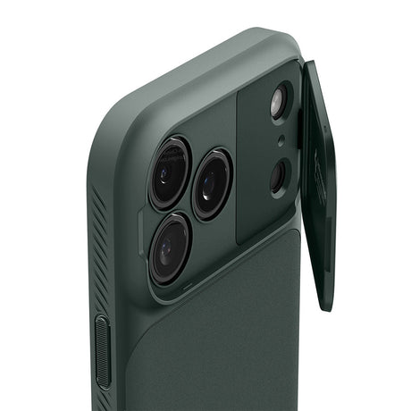 Husa de protectie Spigen Optik Armor compatibil cu iPhone 18 Pro / iPhone 17 Pro, Verde