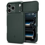 Husa de protectie Spigen Optik Armor compatibil cu iPhone 18 Pro / iPhone 17 Pro, Verde