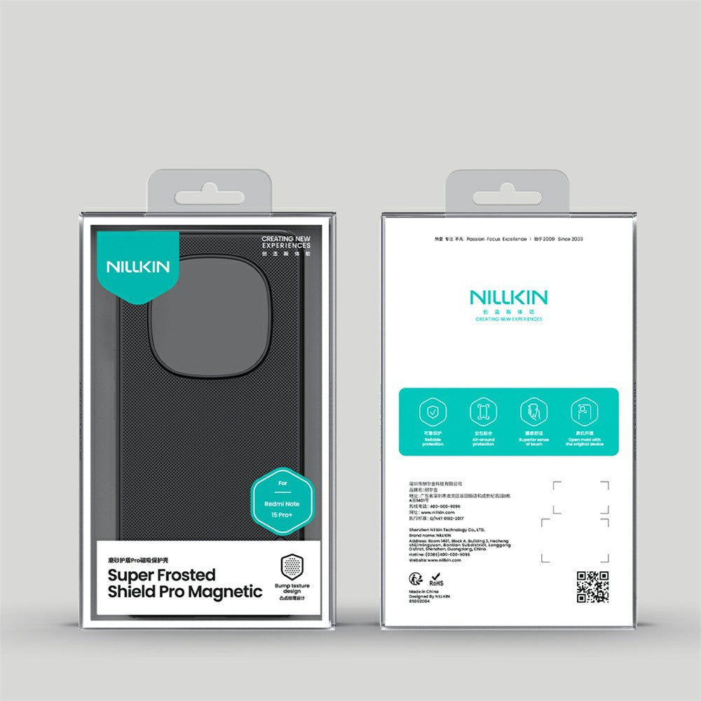 Husa de protectie Nillkin Super Frosted Shield Pro compatibil cu Xiaomi Redmi Note 15 Pro+ 5G, Negru
