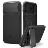 Husa de protectie Spigen Optik Armor compatibil cu iPhone 17 Pro Max / iPhone 18 Pro Max, Negru