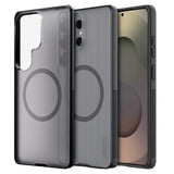 Husa de protectie Nillkin Super Frosted Shield Pro Magnetic compatibil cu Samsung Galaxy S26 Ultra, Negru Transparent