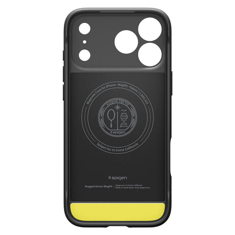 Husa de protectie Spigen Rugged Armor compatibil cu iPhone 17 Pro / iPhone 18 Pro, Negru