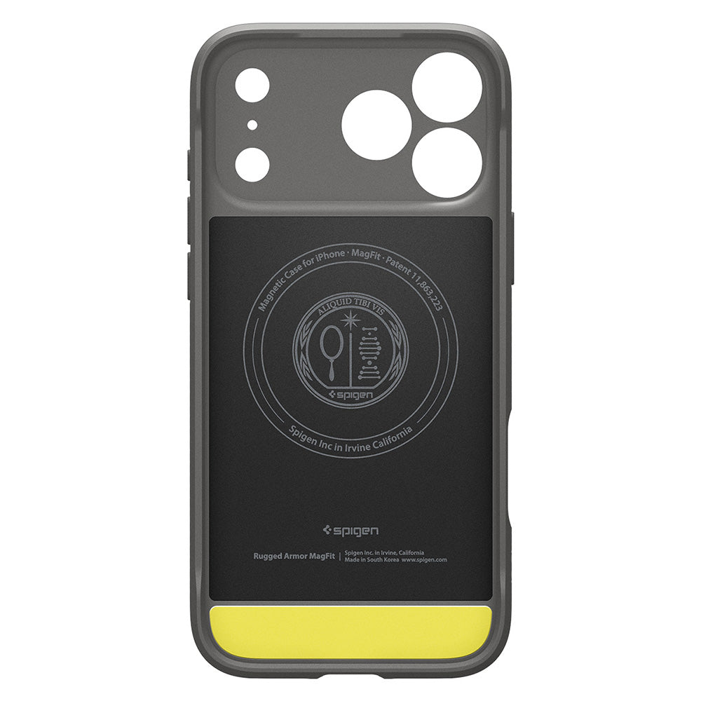 Husa de protectie Spigen Rugged Armor compatibil cu iPhone 18 Pro Max / iPhone 17 Pro Max, Gri