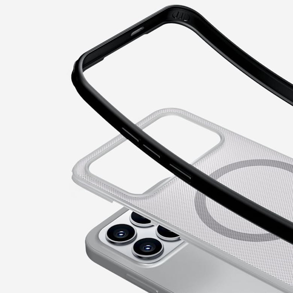 Husa de protectie Nillkin Super Frosted Shield Pro compatibil cu Xiaomi Poco F8 Pro, Negru Transparent