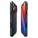 Husa de protectie Spigen Thin Fit compatibil cu iPhone 17 Pro / iPhone 18 Pro, Verde inchis