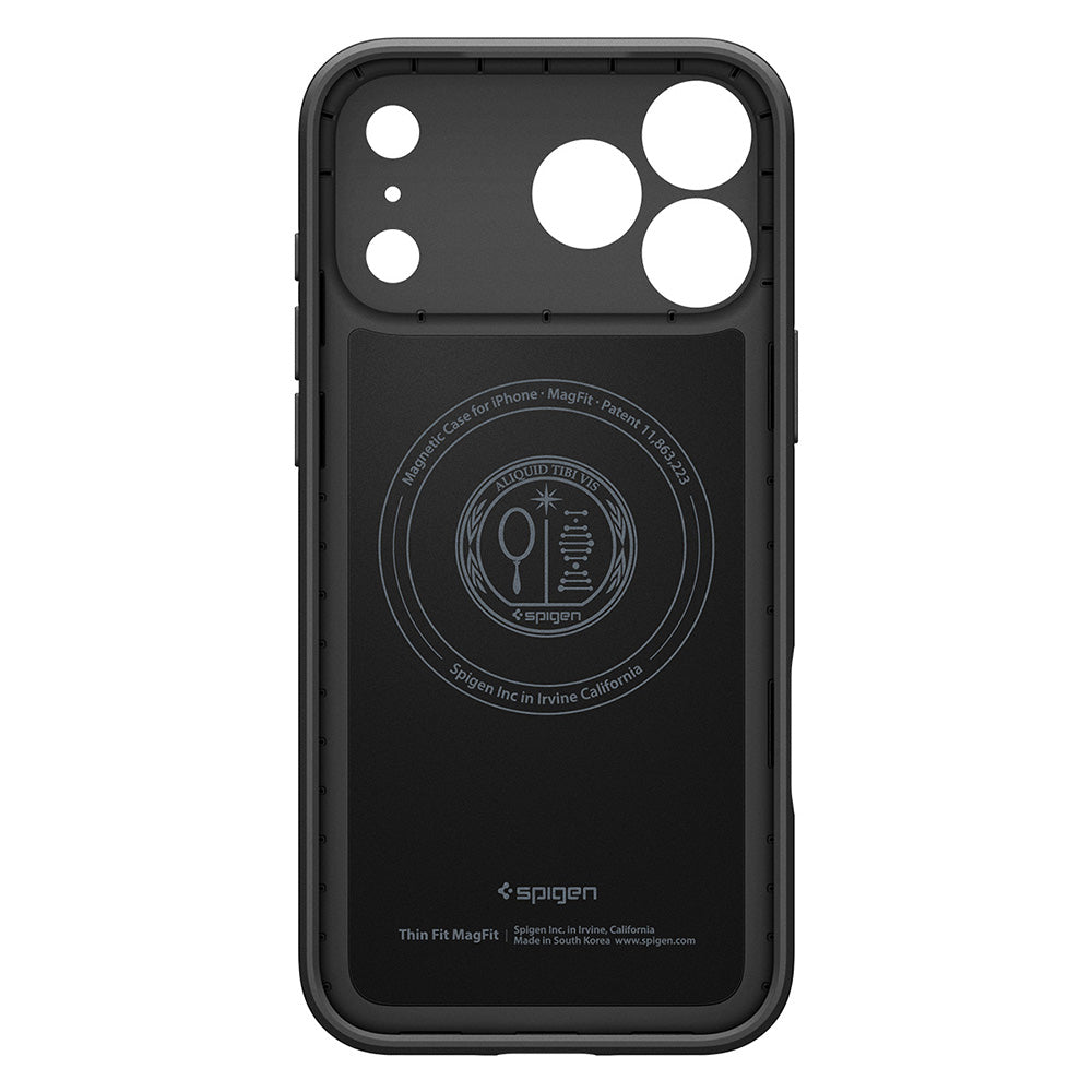 Husa de protectie Spigen Thin Fit compatibil cu iPhone 17 Pro Max / iPhone 18 Pro Max, Negru