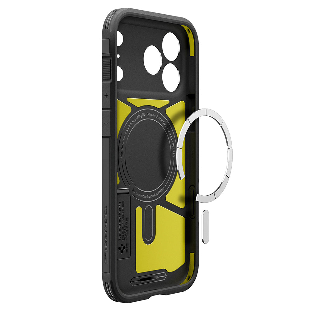 Husa de protectie Spigen Tough Armor T compatibil cu iPhone 17 Pro Max / iPhone 18 Pro Max, Negru