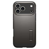 Husa de protectie Spigen Tough Armor compatibil cu iPhone 17 Pro Max / iPhone 18 Pro Max, Gri